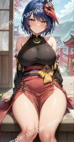 原神 九条裟羅 タオル タペストリー　7
