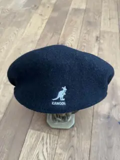 KANGOL 504 ハンチング 帽 M ウール 黒