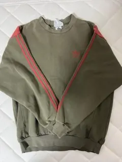 adidas トレフォイル刺繍 スウェット トレーナー