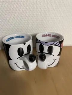ミッキーマウス・ミニーマウス ミニ　マグカップ