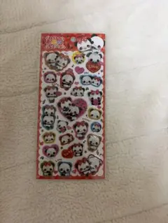 キラキラぷにっちょ ポップシール SKULL ぷくぷくシール 平成レトロ