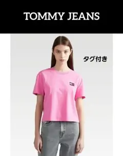 TOMMY JEANS ピンク 半袖Tシャツ タグ付きのサムネイル