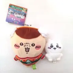 ちいかわ　くりまんじゅう　ぬいぐるみキーホルダー　お座りぬいぐるみ