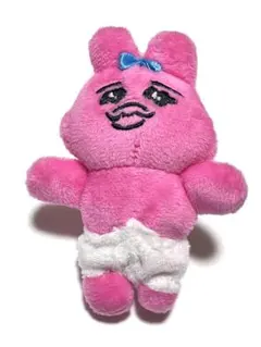 おぱんちゅうさぎ×サンキューマート　ぬいぐるみキーホルダー