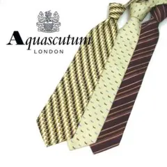 Aquascutum ネクタイ 3本セット