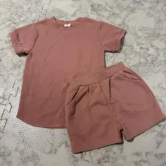 ワッフル素材 半袖Tシャツ セットアップのサムネイル