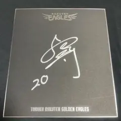 楽天イーグルス 藤井聖 直筆サイン色紙 - メルカリ
