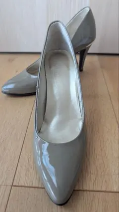 グレージュ　パンプス　23cm mon♡loup