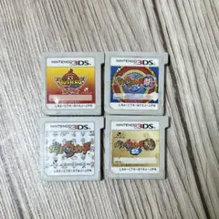 妖怪ウォッチ4種類　ニンテンドー3DSソフト