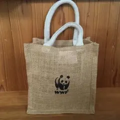 WWF オーガニックジュート　バッグ　手さげバッグ