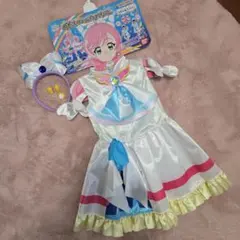 美品★ひろがるスカイプリキュア　コスチューム、カチューシャ、イヤリング３点セット