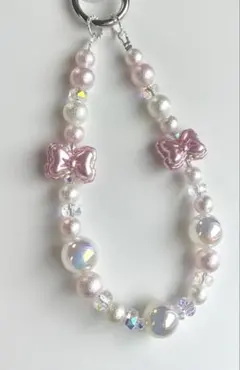 ビーズ キーホルダー 携帯ストラップ バッグチャーム