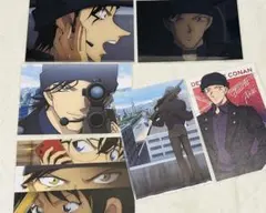 セット最安値☆名探偵コナンプラザ 緋色の弾丸 ポストカード 赤井秀一 羽田秀吉