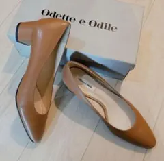 Odette e Odile ブラウンパンプス 23.5