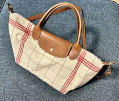 美品　ロンシャン シャルベ 2way トップハンドルバッグ ルプリアージュ
