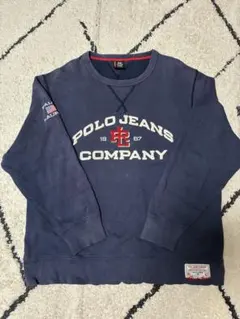 90s Polo Jeans Company スウェット L ネイビーのサムネイル