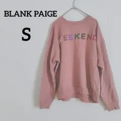 ✨美品 BLANK PAIGE 【S】 トレーナー レディース トップス