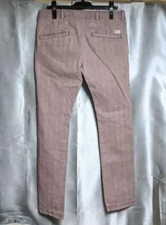 DIESELダメージ加工ストライプデニム