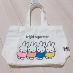 【新品】ミッフィー MiFFY 帆布刺繍入りトートバッグ ランチバッグ