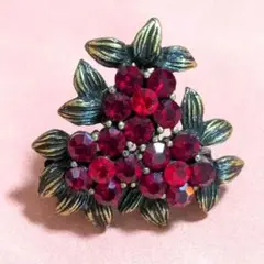 2way ブローチ　ペンダントトップ　ヴィンテージ　アンティーク　花