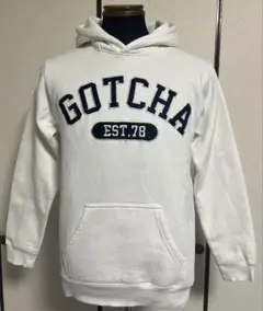 GOTCHA ガッチャ　ホワイト プルオーバー　パーカー Lサイズ