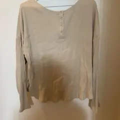 RETRO GIRL 長袖カットソー ベージュ