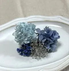 K57A ドライフラワー髪飾り　成人式結婚式前撮り卒業式夏祭り浴衣七五三