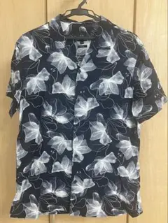 ARMANI EXCHANGE AX 半袖シャツ 花柄 総柄 ネイビーのサムネイル