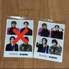 Aぇ! gruop runway 証明写真風フォトシート　ええがなver.