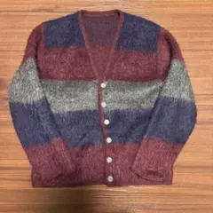 60s towncraft モヘアカーディガン　シャギー　毛足長