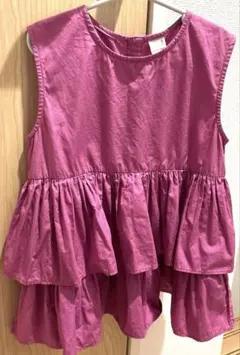 プティマイン　コットン ティアードチュニック