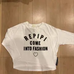 REPIPI ホワイト Tシャツ ルーズフィット　Sサイズ