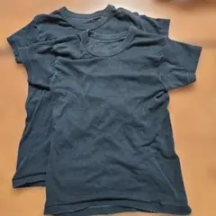 グンゼ キッズ 半袖Tシャツ ブラック 140cm 2枚セット