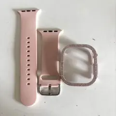 Apple Watch バンド ピンク シリコン