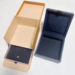 美品 ルイヴィトン ネックレスケース 空箱 ネイビー 現行品 - メルカリ