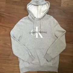 CALVIN KLEIN JEANS グレー パーカー M