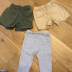 fithとZARAパンツ、プチマインレギンスSET90cm