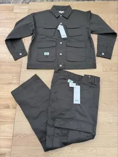 桑和　beams design セットアップ　チャコールグレー　サイズM