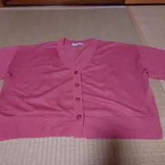 A DAY IN THE LIFE ピンクカーディガン