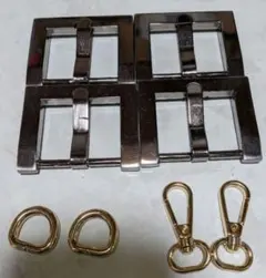 手芸用金具セット バックル Dカン ナスカン