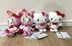 メゾピアノ ハローキティ くりっぴぃ ぬいぐるみ 全4種コンプリート メゾピアノ ハローキティ くりっぴぃ ぬいぐるみ 全4種コンプリート