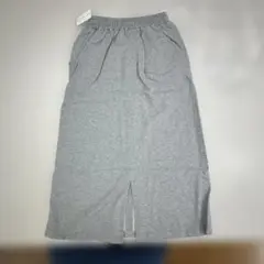 コットンスウェットナロースカート