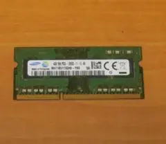 SAMSUNG DDR3 4GB 1Rx8 PC3L-12800S メモリ 動作