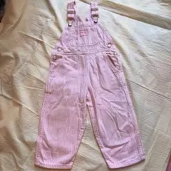 OshKosh（オシュコシュ） ピンクストライプ オーバーオール