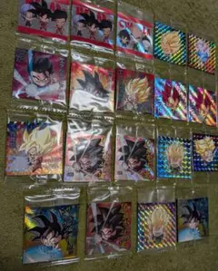 ドラゴンボールウエハース　ゴッドレア18枚セット