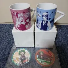 マクロスF 娘娘Cafe＆Barマグカップ2個(シェリル/アルト)＆コースター②