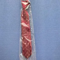 キッズ用 ネクタイ 赤 ドット柄　コムサイズム