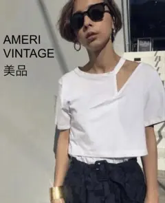 Ameriアメリヴィンテージ アメリ×フラグメントコラボロゴTシャツ