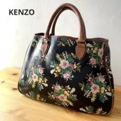 KENZO ケンゾー⭐︎花柄 トートバッグ 黒