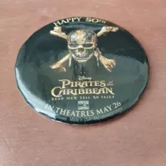 パイレーツオブザカリビアン ディズニーランド 缶バッチ 50周年 非売品